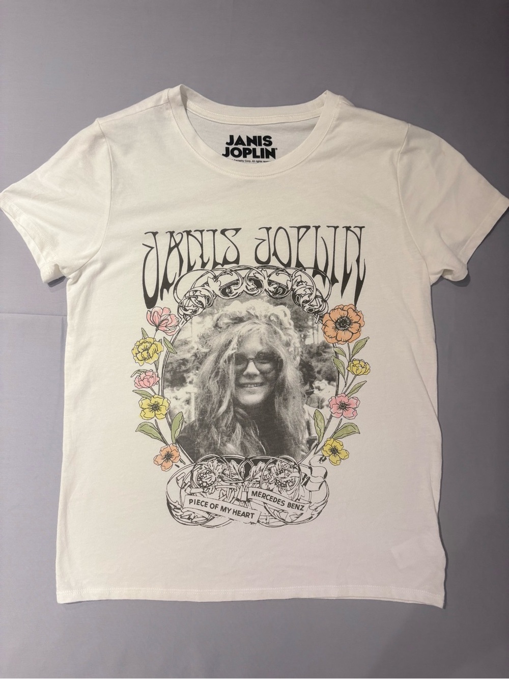 Janis Joplin Graphic Tee NEW Size Small
